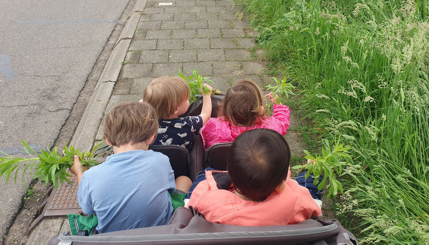 Childminding service lovely4kidz children in quad stroller