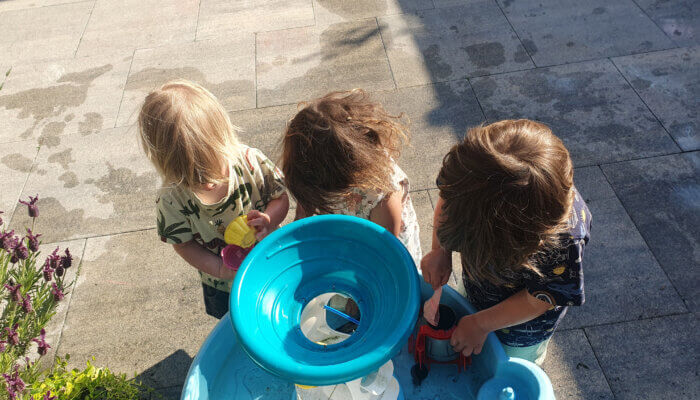 International daycare Wageningen - children playing safely
